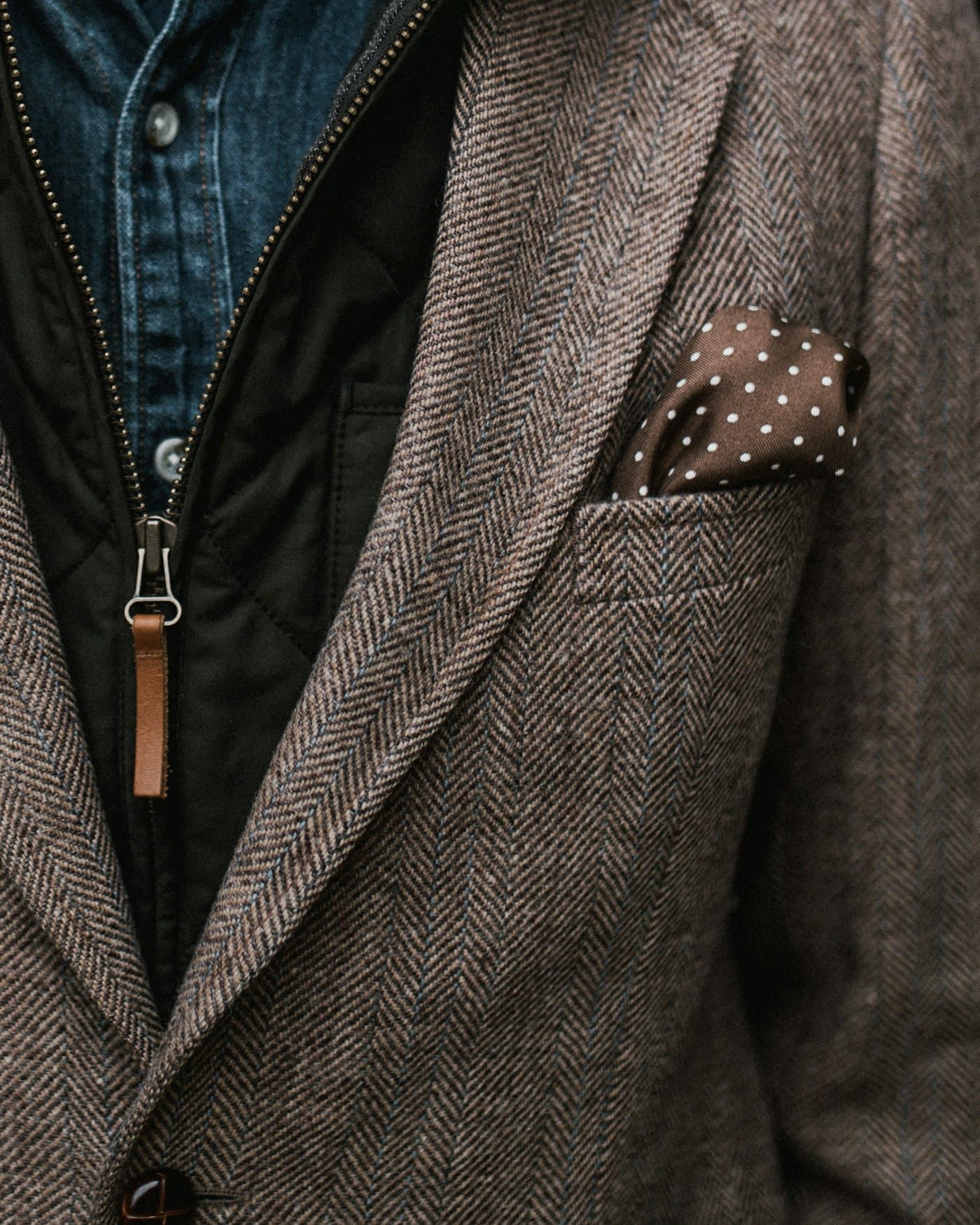 Look 05: Tweed Blazer · Tailored Trousers